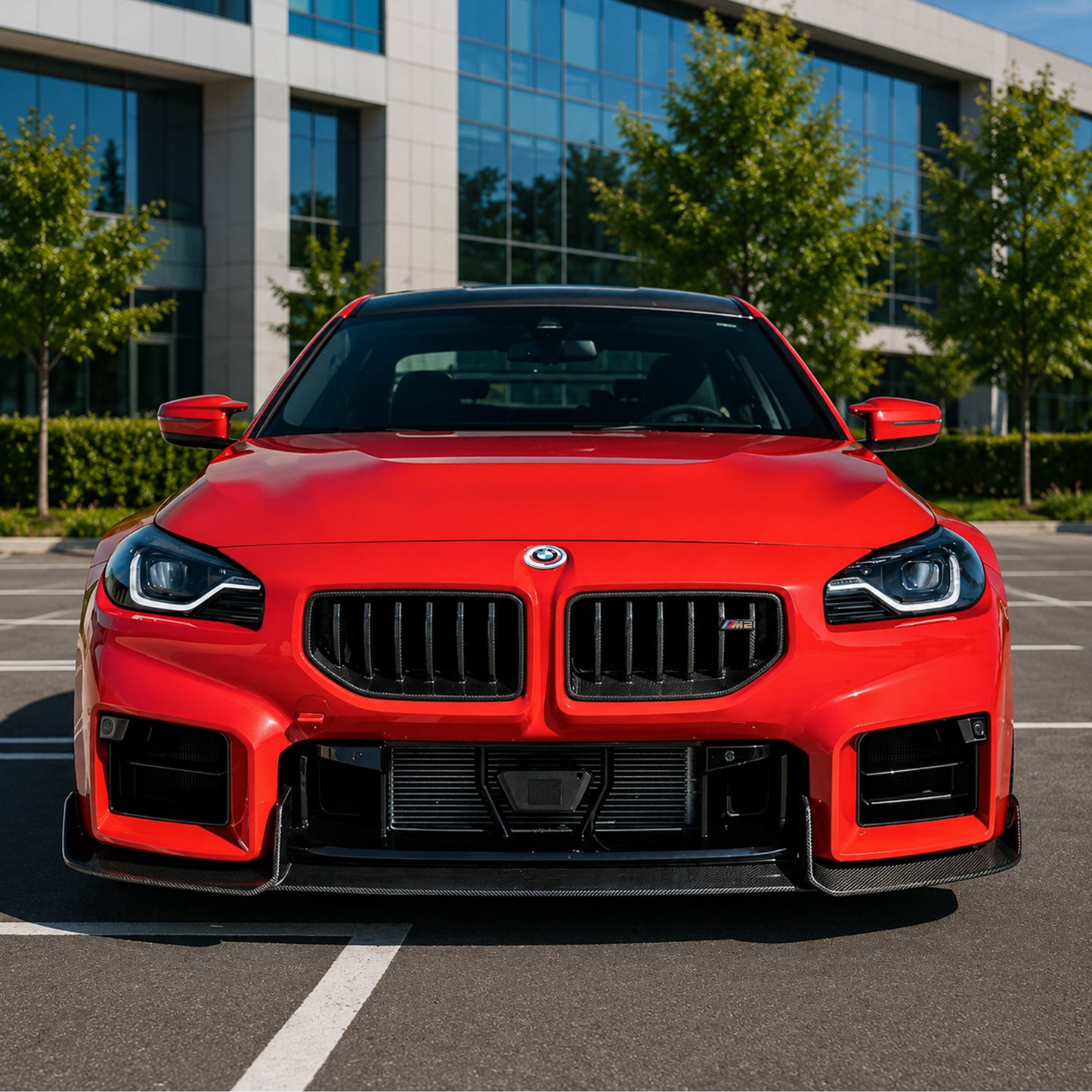 G87 M2 Carbon Fiber Front Splitter Lip