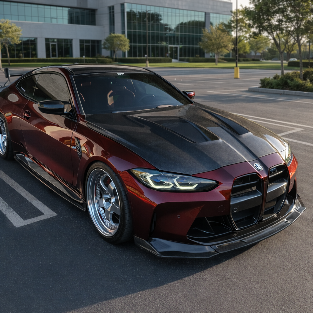 G82 Vented Carbon Fiber Hood