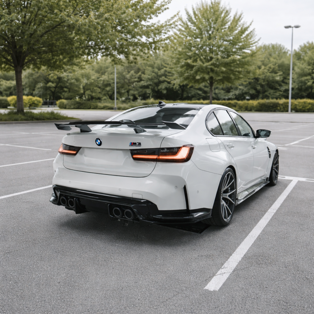 G80 Carbon Fiber Swan Neck Spoiler